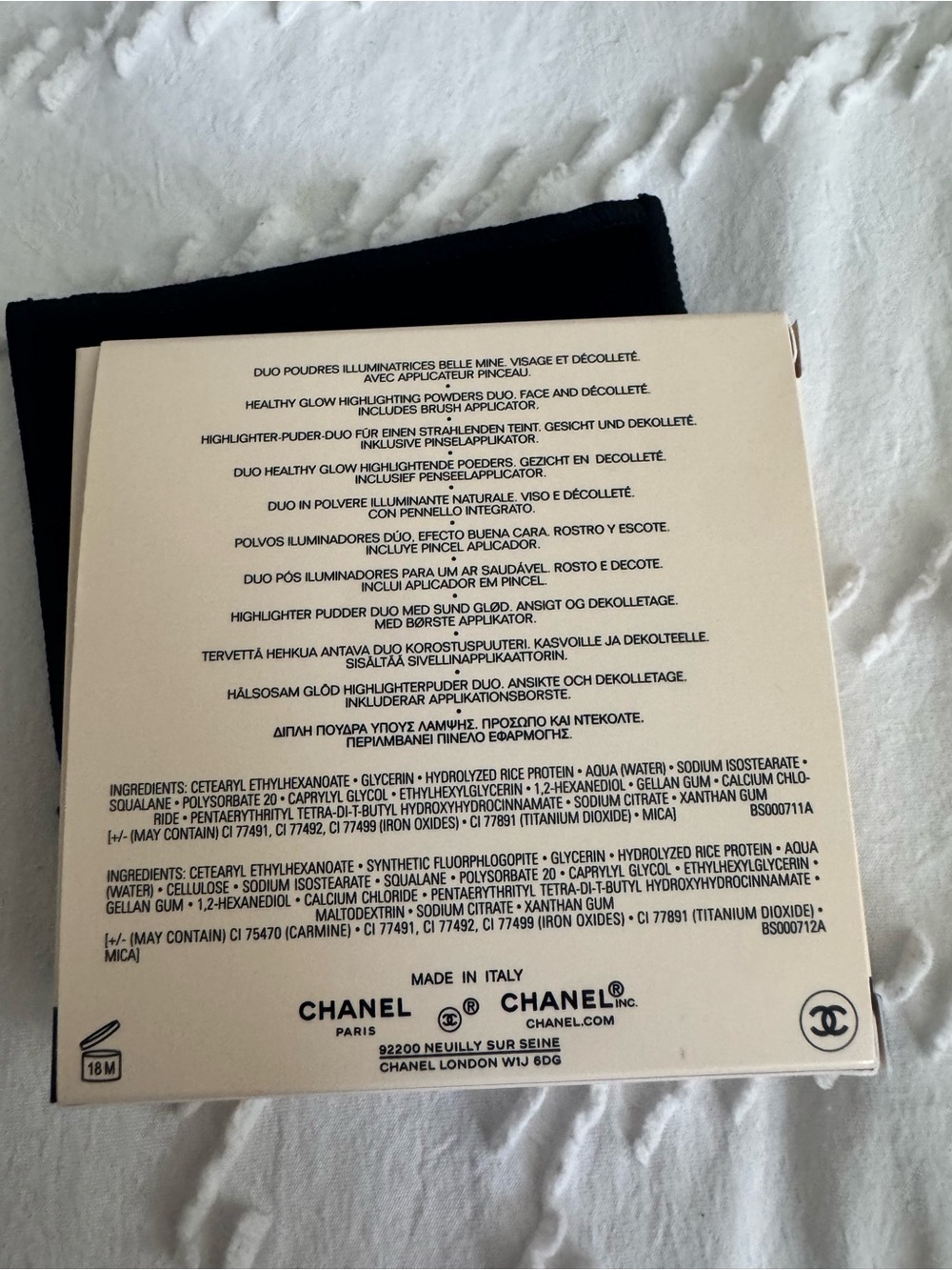 NEW CHANEL Les Beiges Exclusive Healthy Golden Glow Powder Duo in Eclat du Soir - Picture 8 of 8